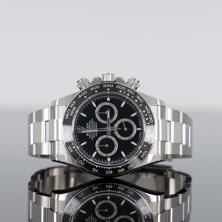 Rolex Daytona 126500LN — Black Dial Ceramic Steel 40mm