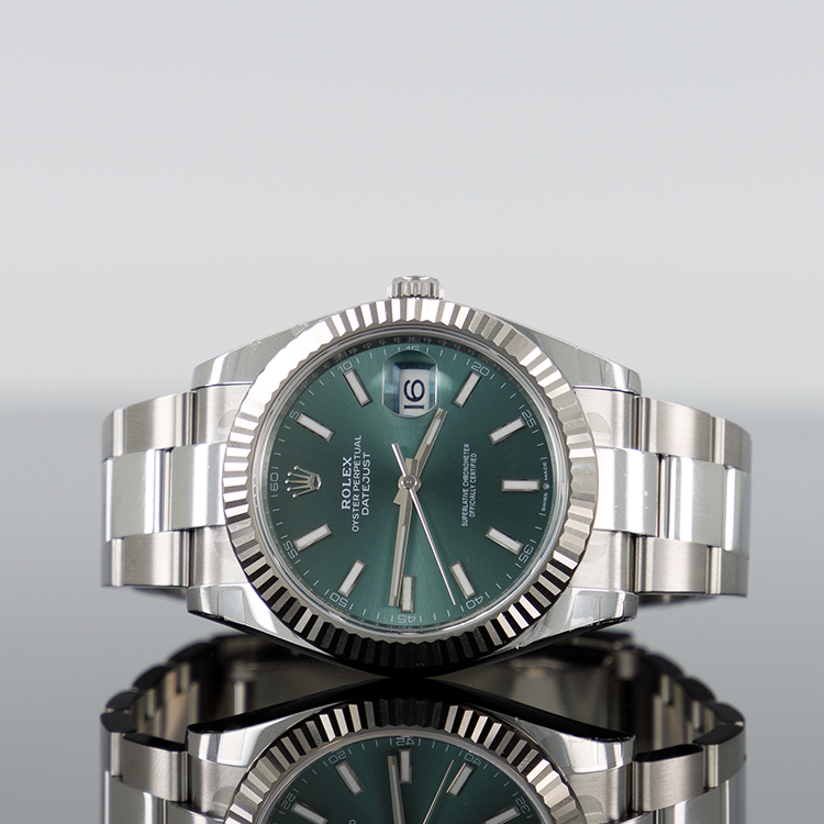 Rolex Datejust 126334 — Green Fluted Dial 41mm