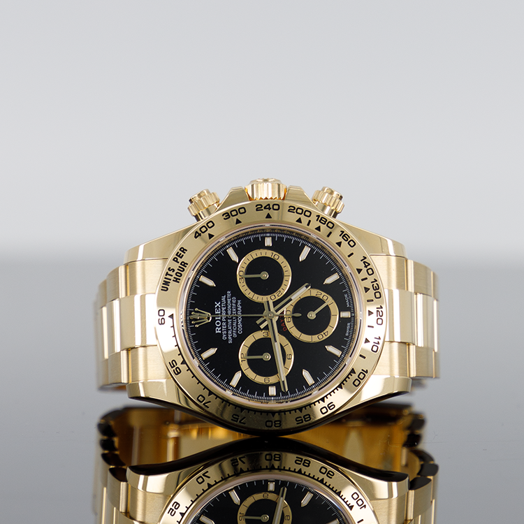 Rolex Daytona 126508 — Gold Black Dial 40mm