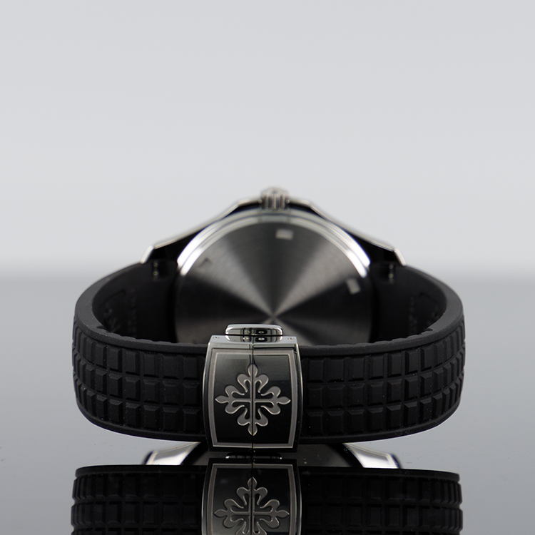 Patek Philippe Aquanaut — Black Dial Steel Diamond 38.8mm