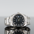 Rolex Datejust 126234 — Black Diamond Dial Steel Diamond 36mm