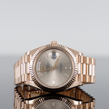 Rolex Day-Date 228235 — Rose Gold Sundust Baguette Dial Rose Gold Baguette 40mm