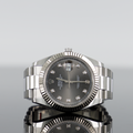 Rolex Datejust 126334 — Grey Diamond Fluted Dial Oystersteel Diamond 41mm