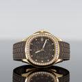 Patek Philippe Aquanaut — Rose Gold Brown Dial Rose Gold Diamond 38.8mm