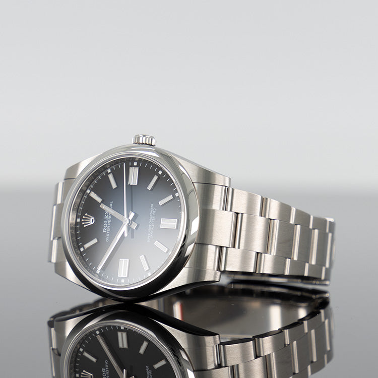 Rolex Oyster Perpetual 124300 — Black Dial Steel 41mm