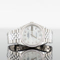 Rolex Datejust 126284RBR — MOP Diamond Dial Steel Diamond Jubilee 36mm