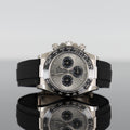 Rolex Daytona 126519LN — Black Dial White Gold Steel Oysterflex 40mm