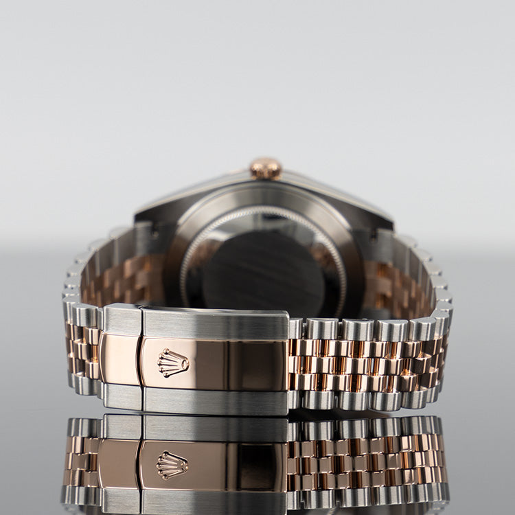 Rolex Datejust 126331 — Gold Sundust Diamond Dial Steel Diamond 41mm