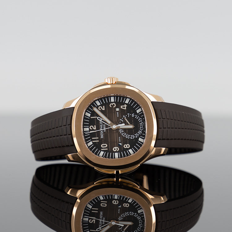 Patek Philippe Aquanaut — Rose Gold Brown Dial Rose Gold 40.8mm