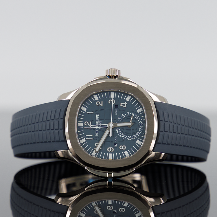 Patek Philippe Aquanaut — Blue Gray Dial White Gold 40.8mm