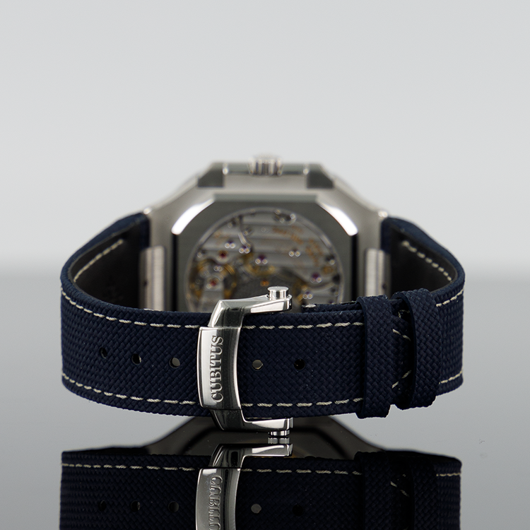 Patek Philippe 5822P 001 Cubitus — Blue Sunburst Dial Platinum 45mm