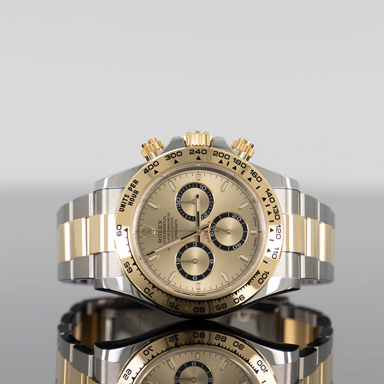 Rolex Daytona 126503 — Gold Champagne Dial Yellow Gold Steel 40mm