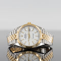 Rolex Datejust 126333 — Gold White Index Dial Yellow Gold Steel 41mm