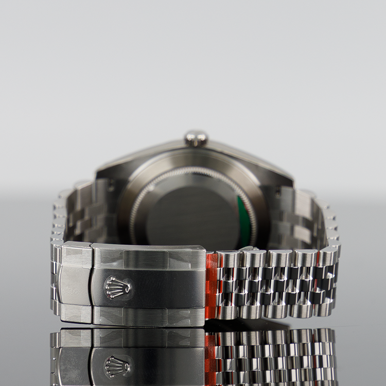 Rolex Datejust 126300 — Grey Dial Steel Jubilee 41mm