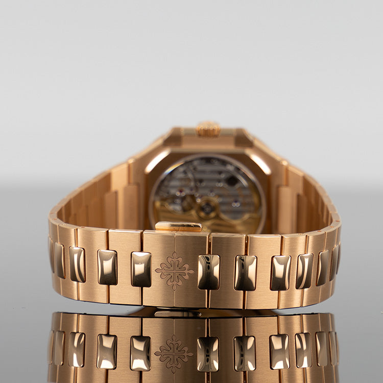 Patek Philippe 7128/1R 001 Cubitus — Rose Gold Sunburst Brown Dial Rose Gold 40mm