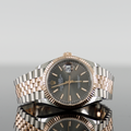 Rolex Datejust 126231 — Gold Fluted Grey Index Dial Rose Gold Steel 36mm