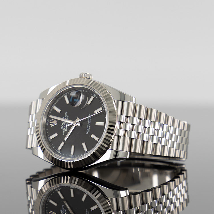 Rolex Datejust 126334 — Black Index Dial Steel Jubilee 41mm