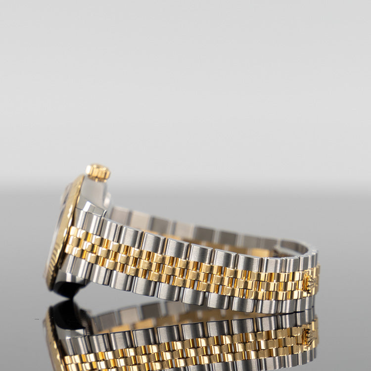 Rolex Datejust 279173 — Gold Champagne Diamond Dial Yellow Gold Steel Diamond 28mm