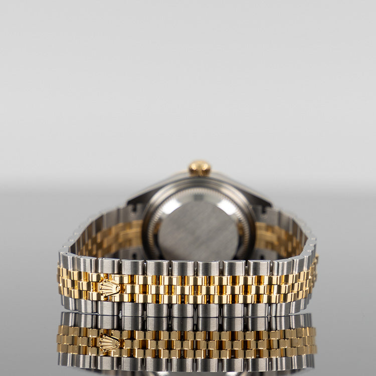 Rolex Datejust 279173 — Gold Champagne Diamond Dial Yellow Gold Steel Diamond 28mm