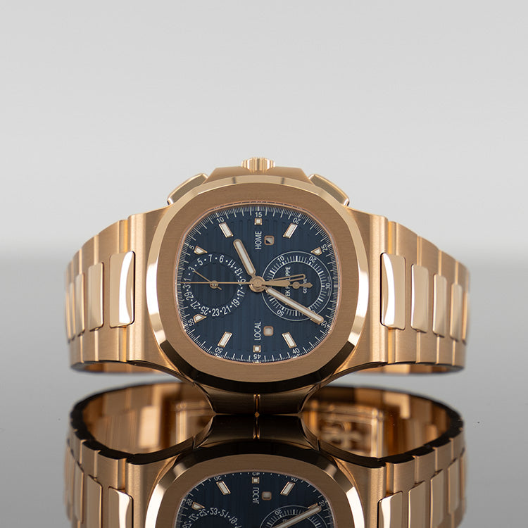 Patek Philippe Nautilus 5990/1R — Rose Gold Blue Dial Rose Gold 40.5mm