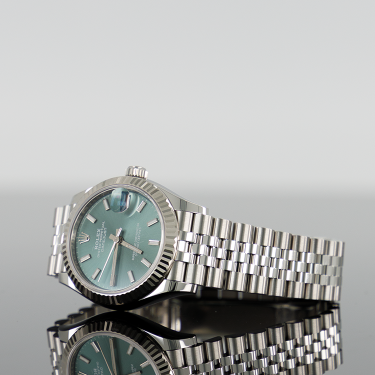 Rolex Datejust 278274 — Green Dial Steel Jubilee 31mm
