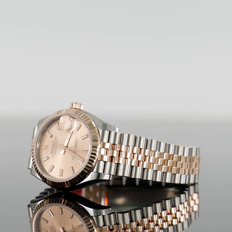Rolex Datejust 278271 — Gold Rose Pink Rose Dial Steel 31mm