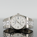Rolex Land Dweller 40mmSteel 127334 — White Honeycomb Motif Dial