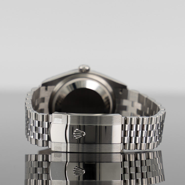 Rolex Datejust 126234 — Green Index Dial Steel Jubilee 36mm
