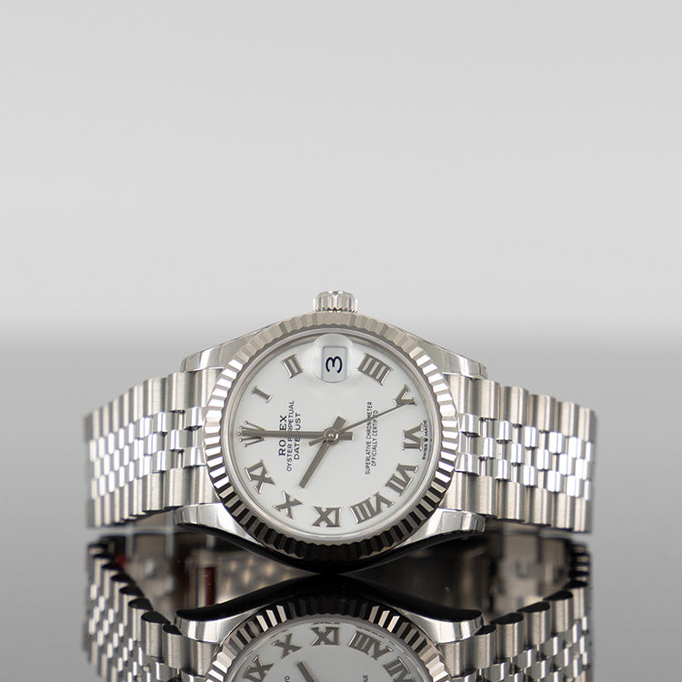 Rolex Datejust 278274 — White Roman Dial Steel 31mm