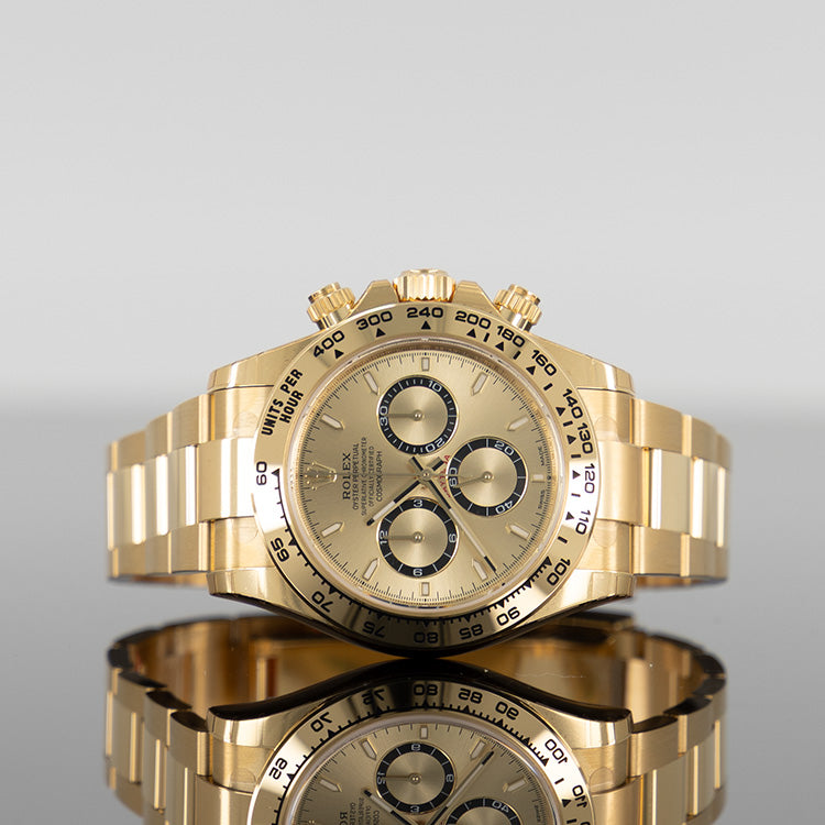 Rolex Daytona 126508 — Gold Golden Dial Yellow Gold 40mm