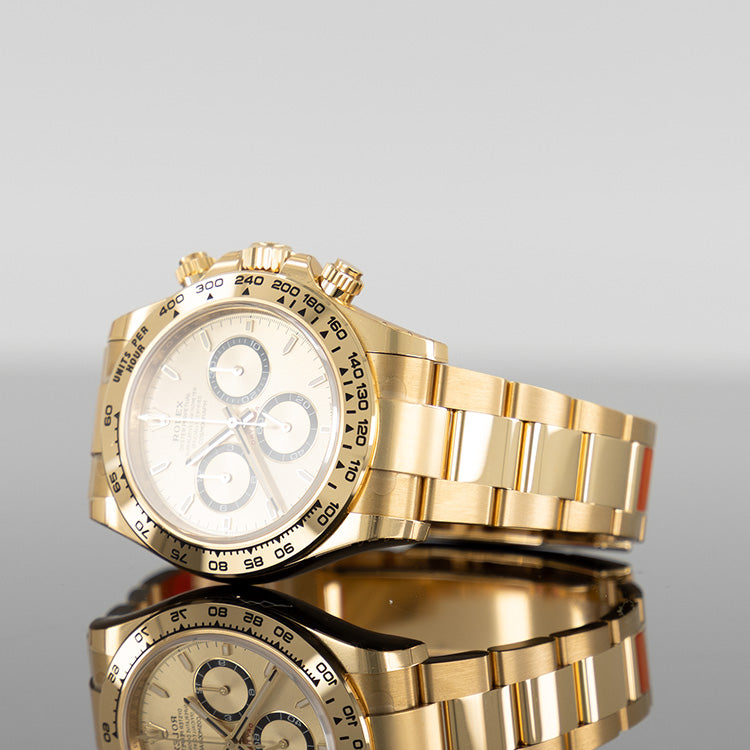 Rolex Daytona 126508 — Gold Golden Dial Yellow Gold 40mm
