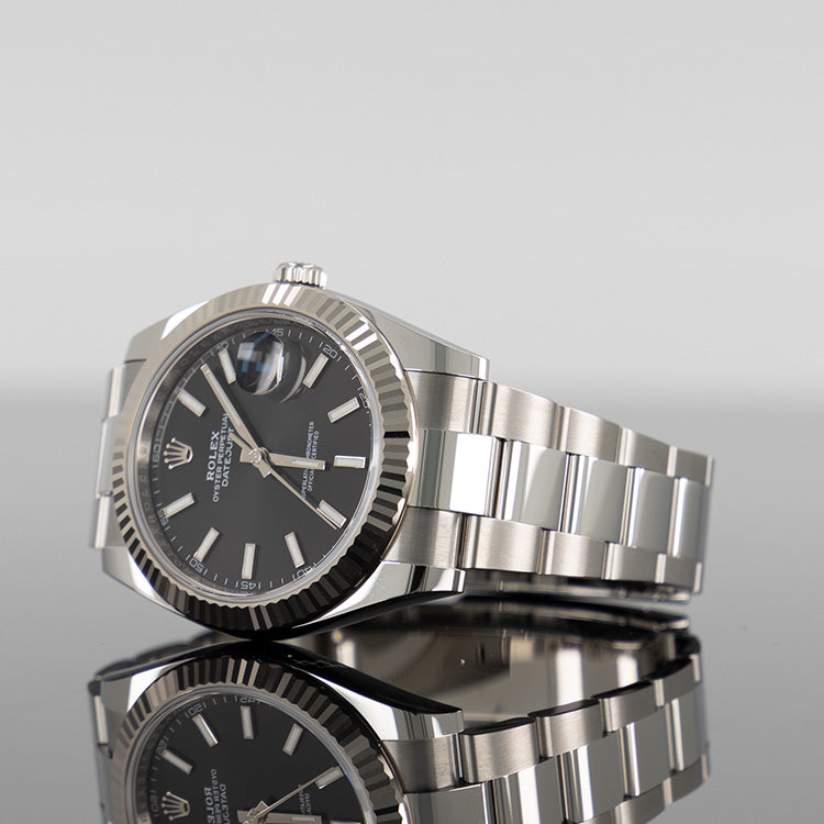 Rolex Datejust 126334 — Black Dial Oystersteel 41mm