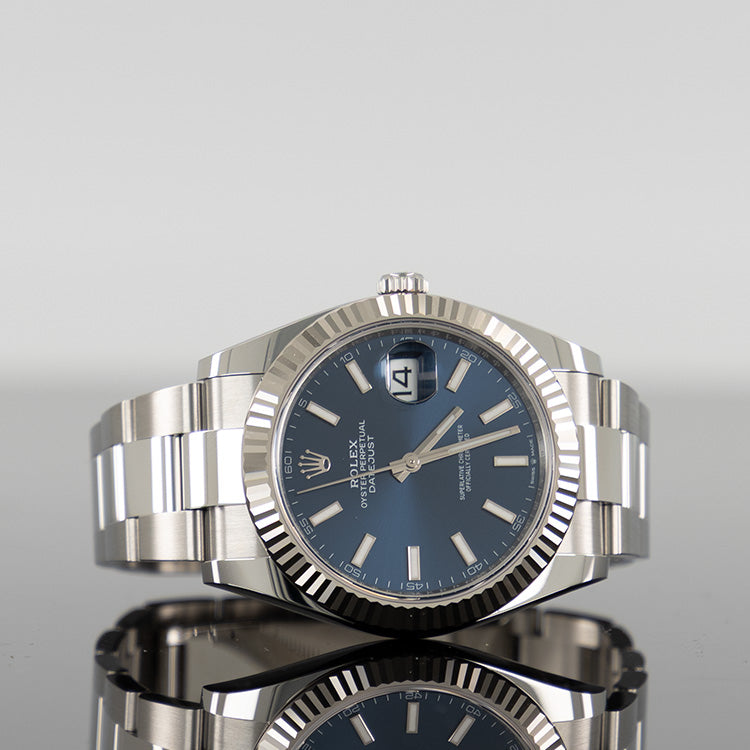 Rolex Datejust 126334 — Blue Dial Oystersteel 41mm