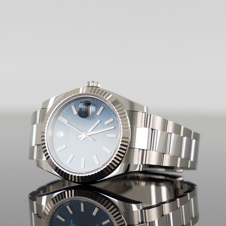 Rolex Datejust 126334 — Blue Dial Oystersteel 41mm