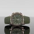 Patek Philippe Aquanaut — Green Dial White Gold 42.2mm
