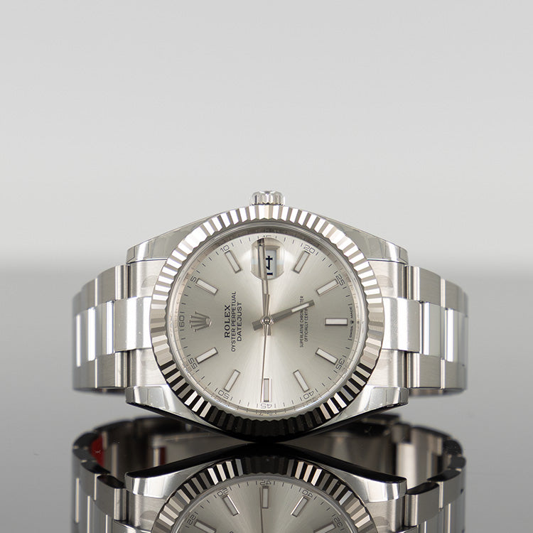 Rolex Datejust 126334 — Silver Dial Oystersteel 41mm