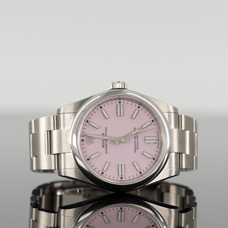 Rolex Oyster Perpetual 134300 — Pink Dial Steel 41mm