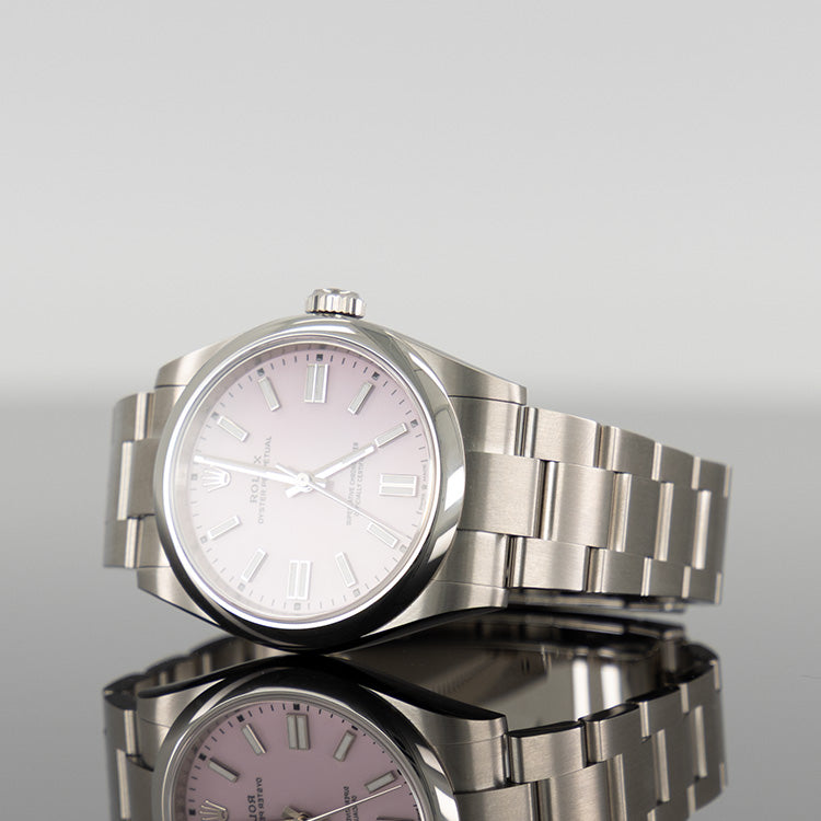 Rolex Oyster Perpetual 134300 — Pink Dial Steel 41mm
