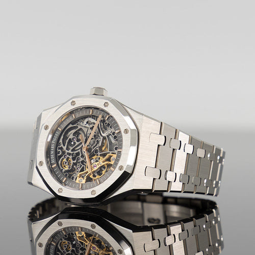 Audemars Piguet Royal Oak 15407ST — Skeleton Dial Steel Skeleton 41mm