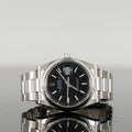 Rolex Datejust 126200 — Black Dial Oystersteel 36mm