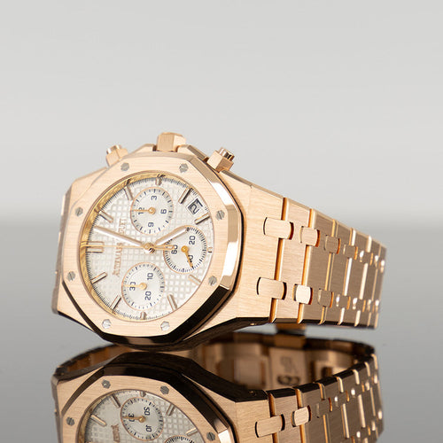 Audemars Piguet Royal Oak 26240OR — Rose Gold White Dial Rose Gold 41mm