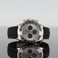 Rolex Daytona 126519LN — Black Dial White Gold Steel Oysterflex 40mm
