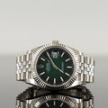 Rolex Datejust 126334 — Green Ombre Dial Steel Jubilee 41mm