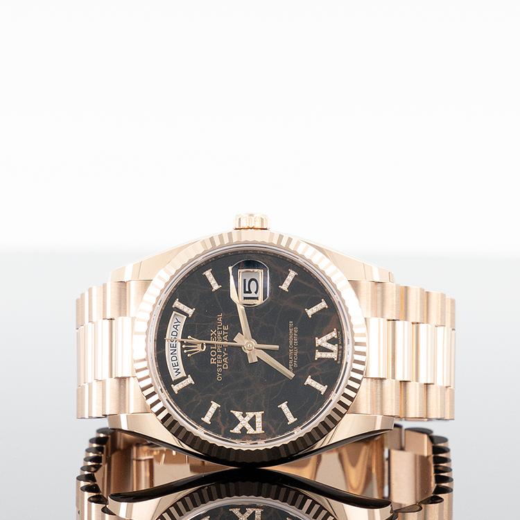 Rolex Day-Date 128345 — Rose Gold Diamond 36mm