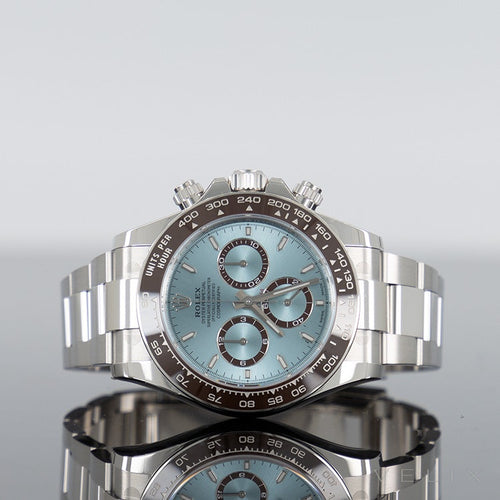 Rolex Daytona 126506 — Blue Index Dial Platinum 40mm
